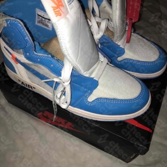 Nike X Off-White Air Jordan size 11.5  Authentic m NIB - Picture 4 of 15